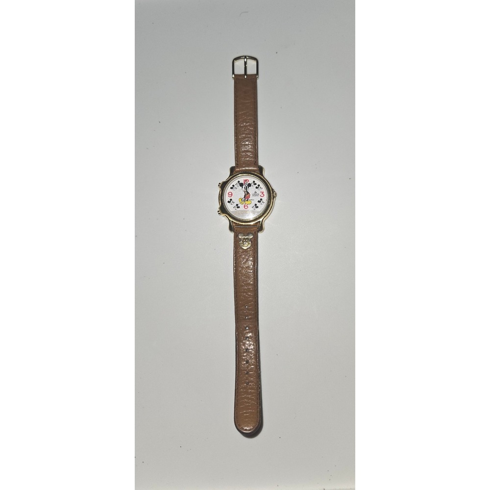 Vintage Lorus Disney Mickey‎ Mouse Musical Watch V422-0010 ZO - Plays 2 Tunes!